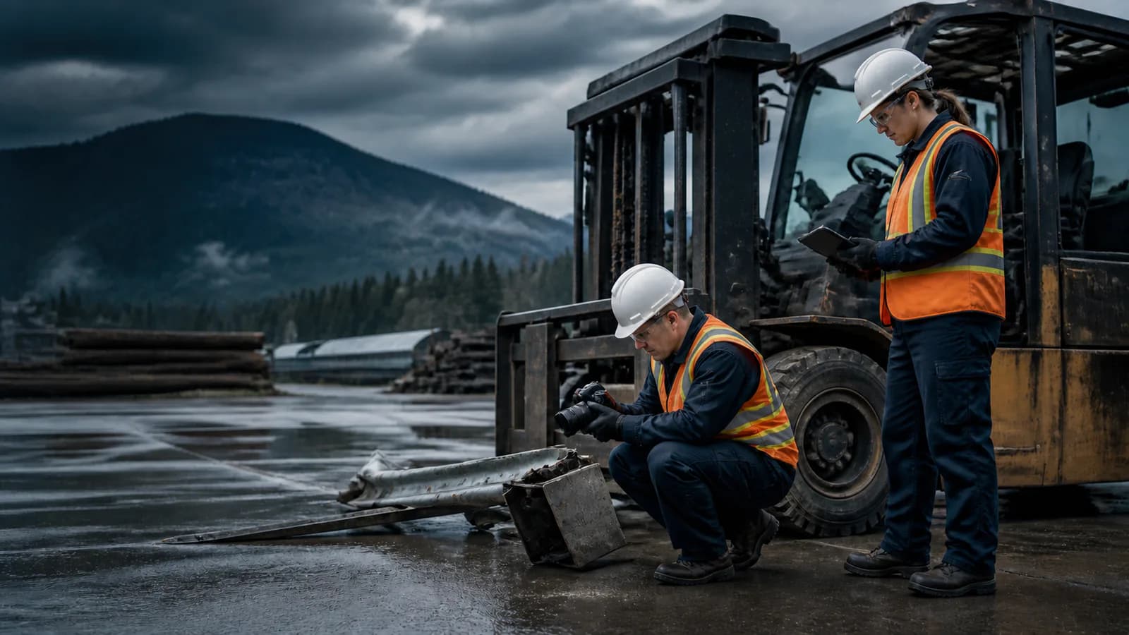 Industrial safety professionals working in Northwestern British Columbia
